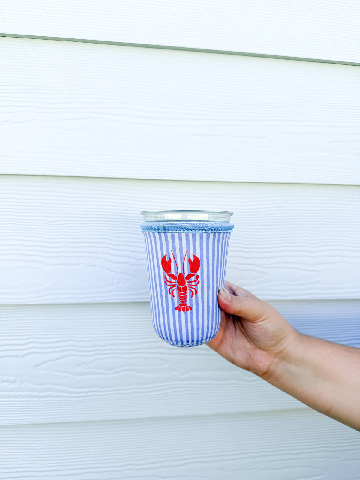 Frederick Family Co. - Reusable Iced Coffee Sleeve, Cute Cup Holder Drink Sleeve, Coffee Lover Gift, Cold Drink Sleeve for Iced Coffee Cups