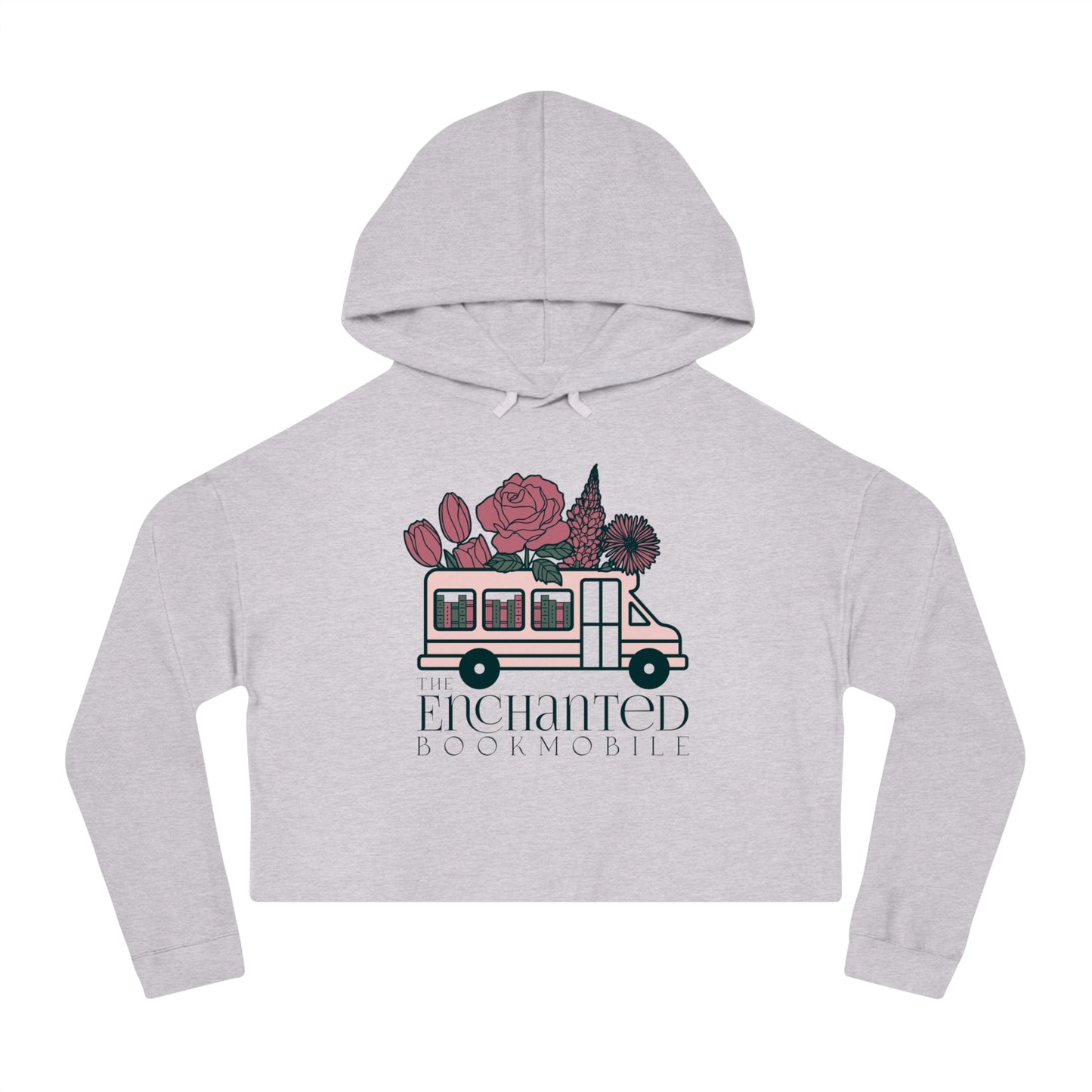 Enchanted Bookmobile Cropped Hoodie
