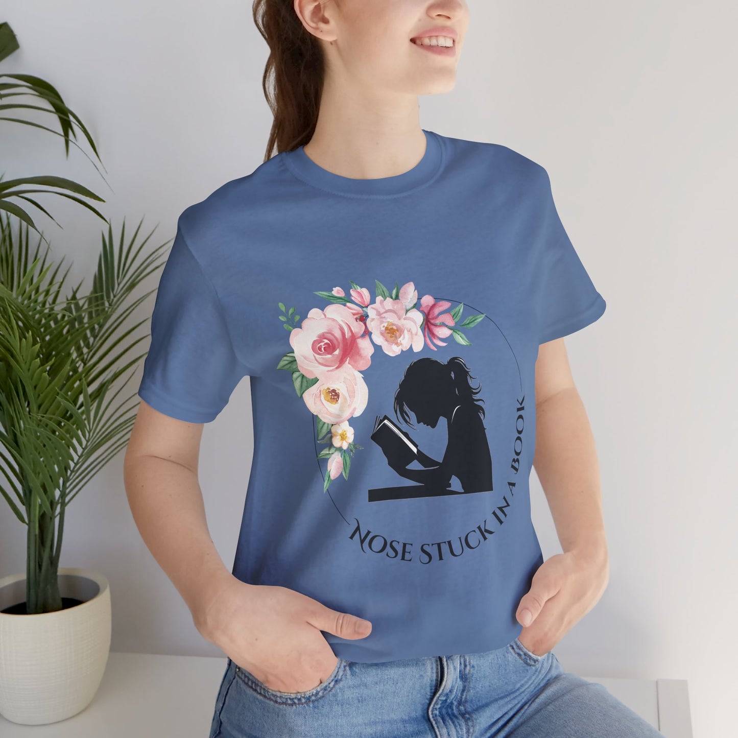 Enchanted Nose Stuck In a Book Tee