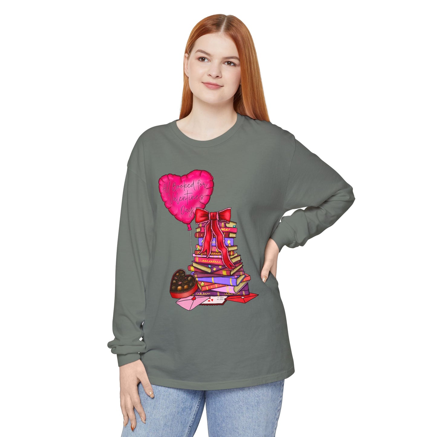 All Booked for Valentine's Long Sleeve Tee