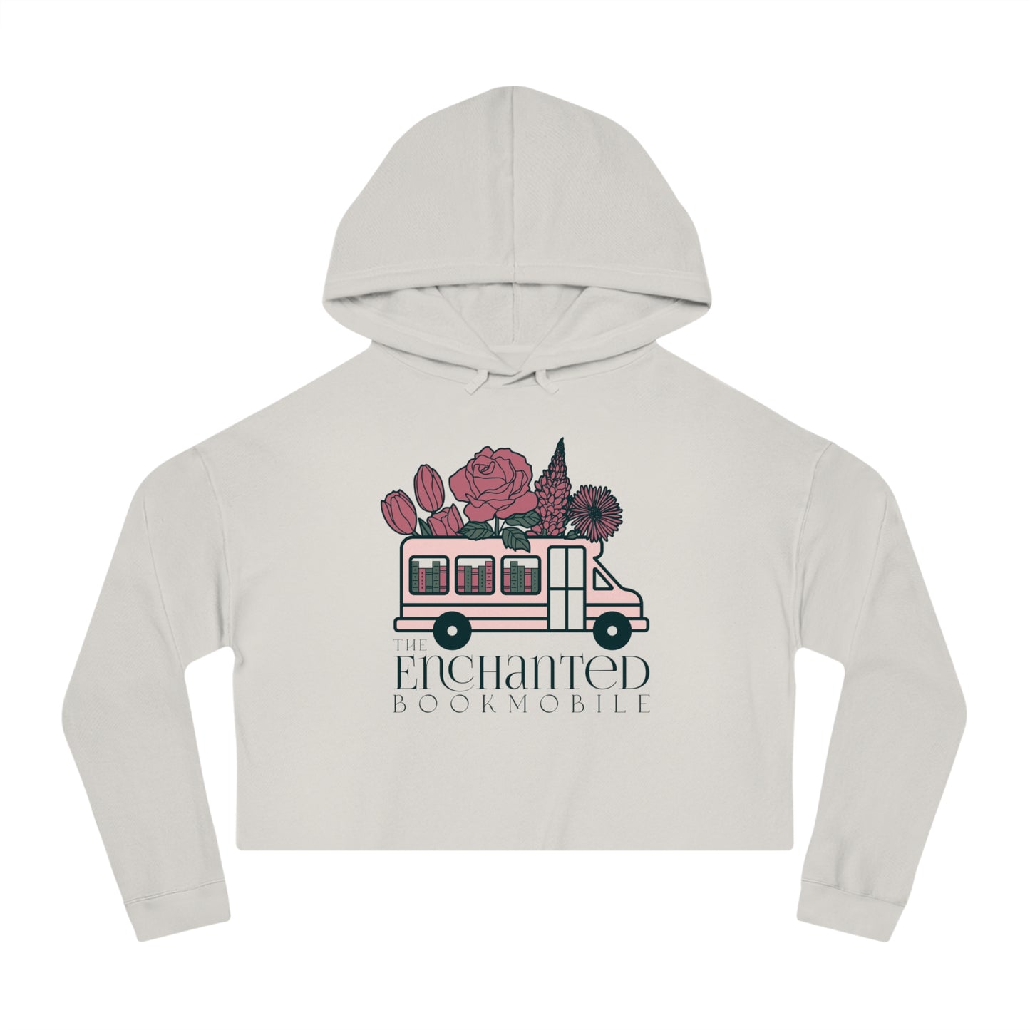 Enchanted Bookmobile Cropped Hoodie
