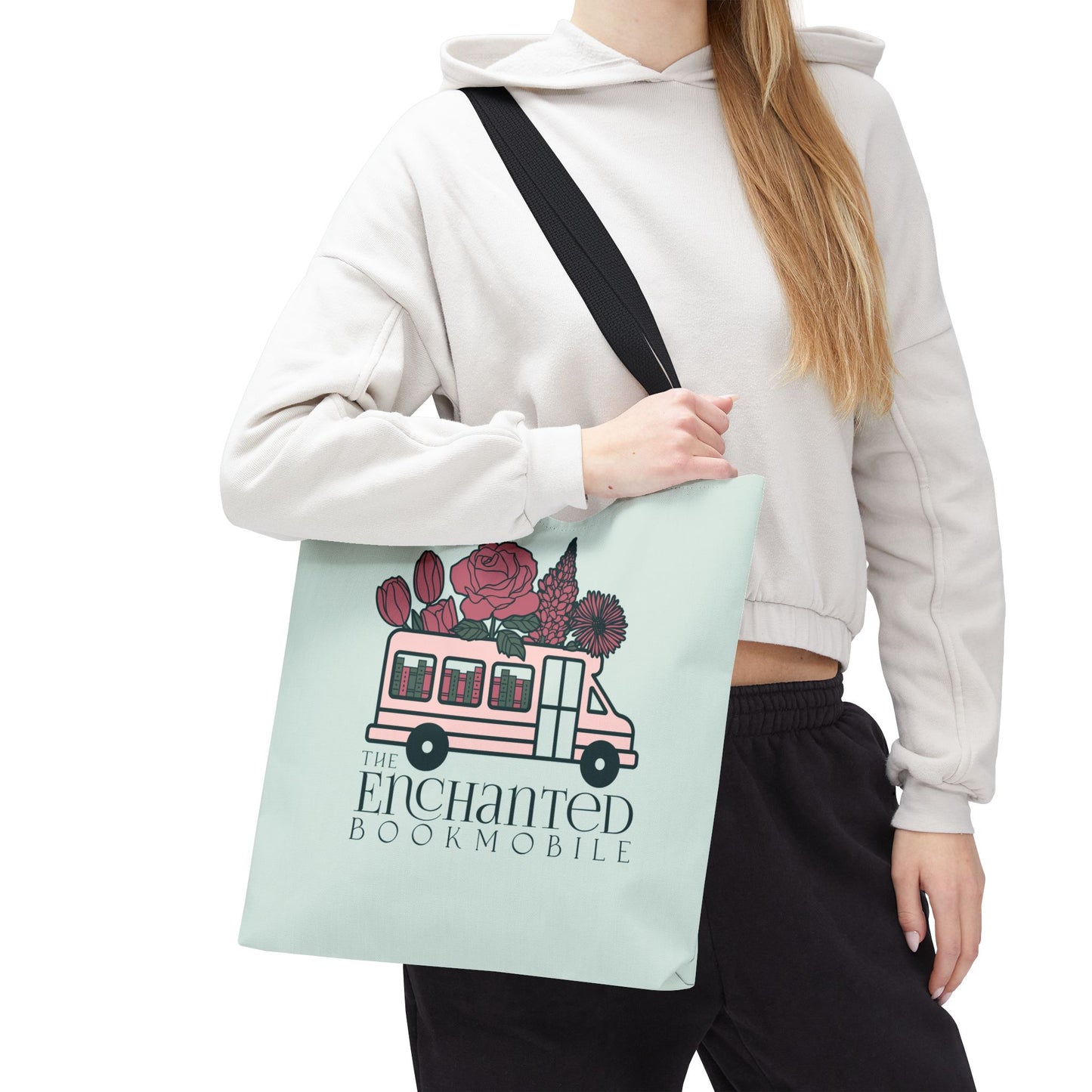 The Enchanted Bookmobile Logo Tote Bag