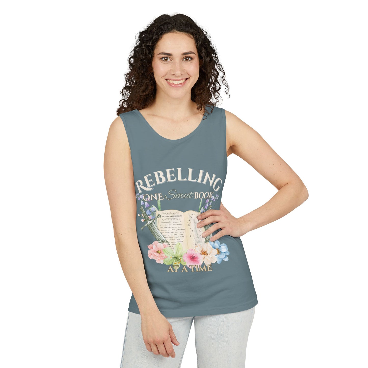 Rebel Reading Tank Top (Dark Variant)