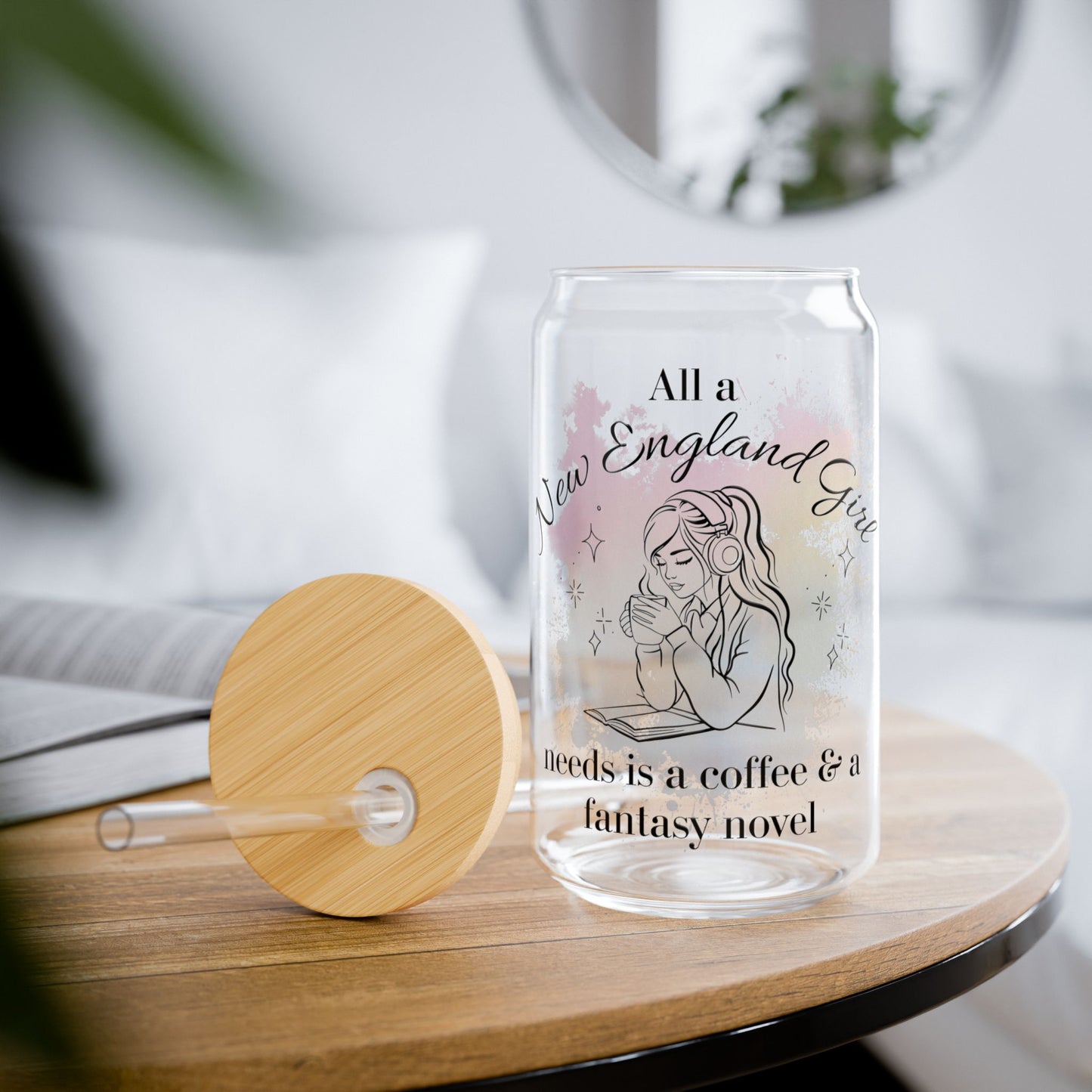 New England Fantasy Sipper Glass