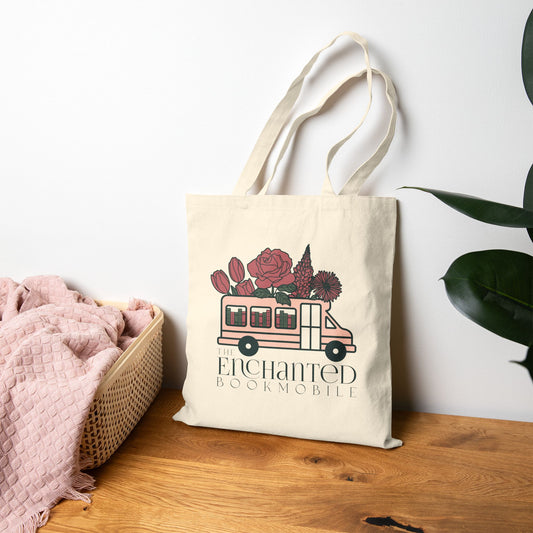 *NEW* The Enchanted Bookmobile Cotton Canvas Tote Bag