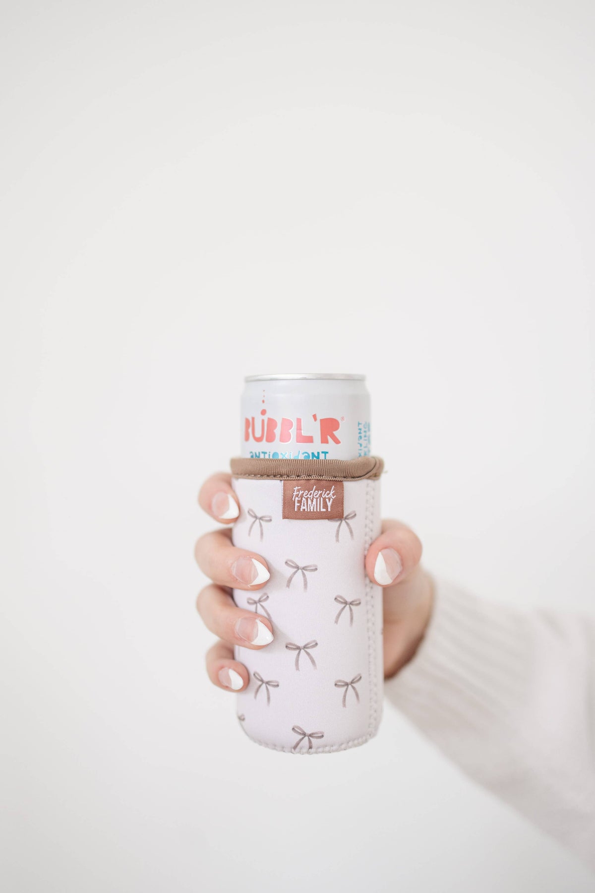 Frederick Family Co. - Slim Can Drink Sleeves- Reusable Neoprene Coolers with Aesthetic Patterns, 12oz Skinny Can Holder for Seltzer Energy Drinks