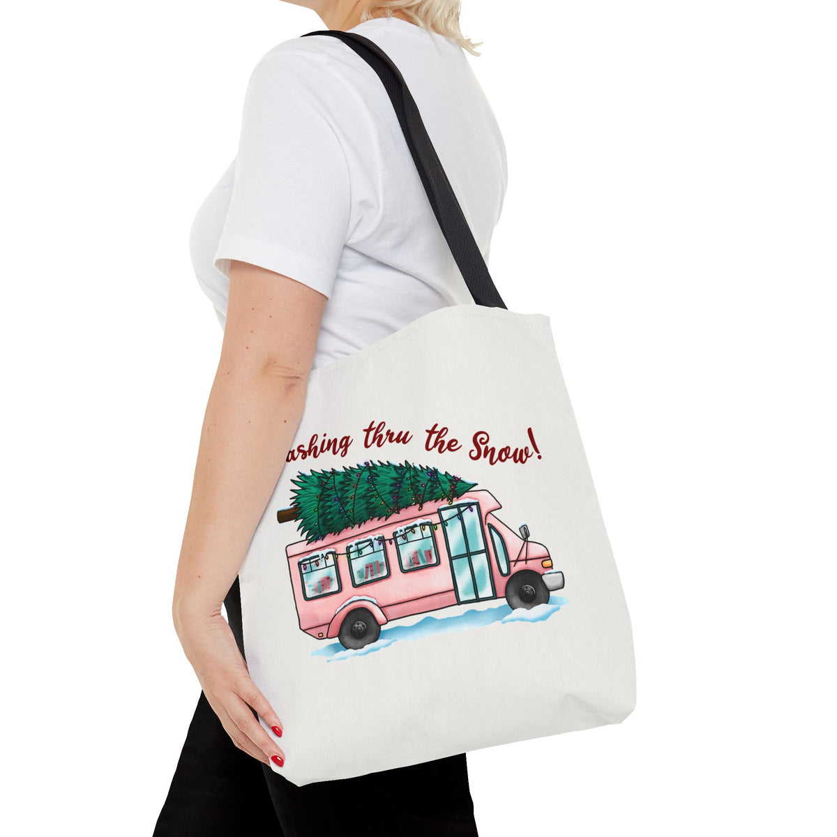 Dashing Through the Snow Tote Bag