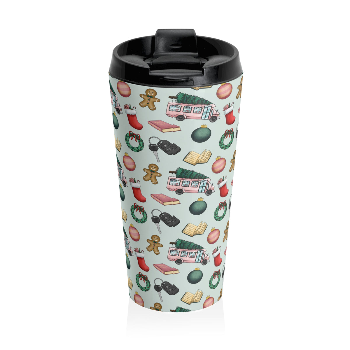 TEB Christmas Doodle Travel Mug