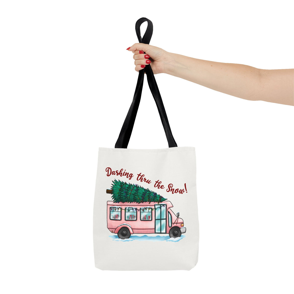 Dashing Through the Snow Tote Bag