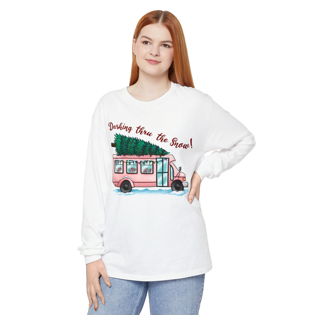 Dashing Thru the Snow Long Sleeve Tee