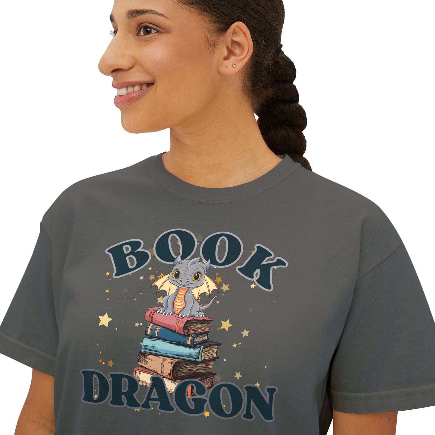 Book Dragon Women's Crop Top