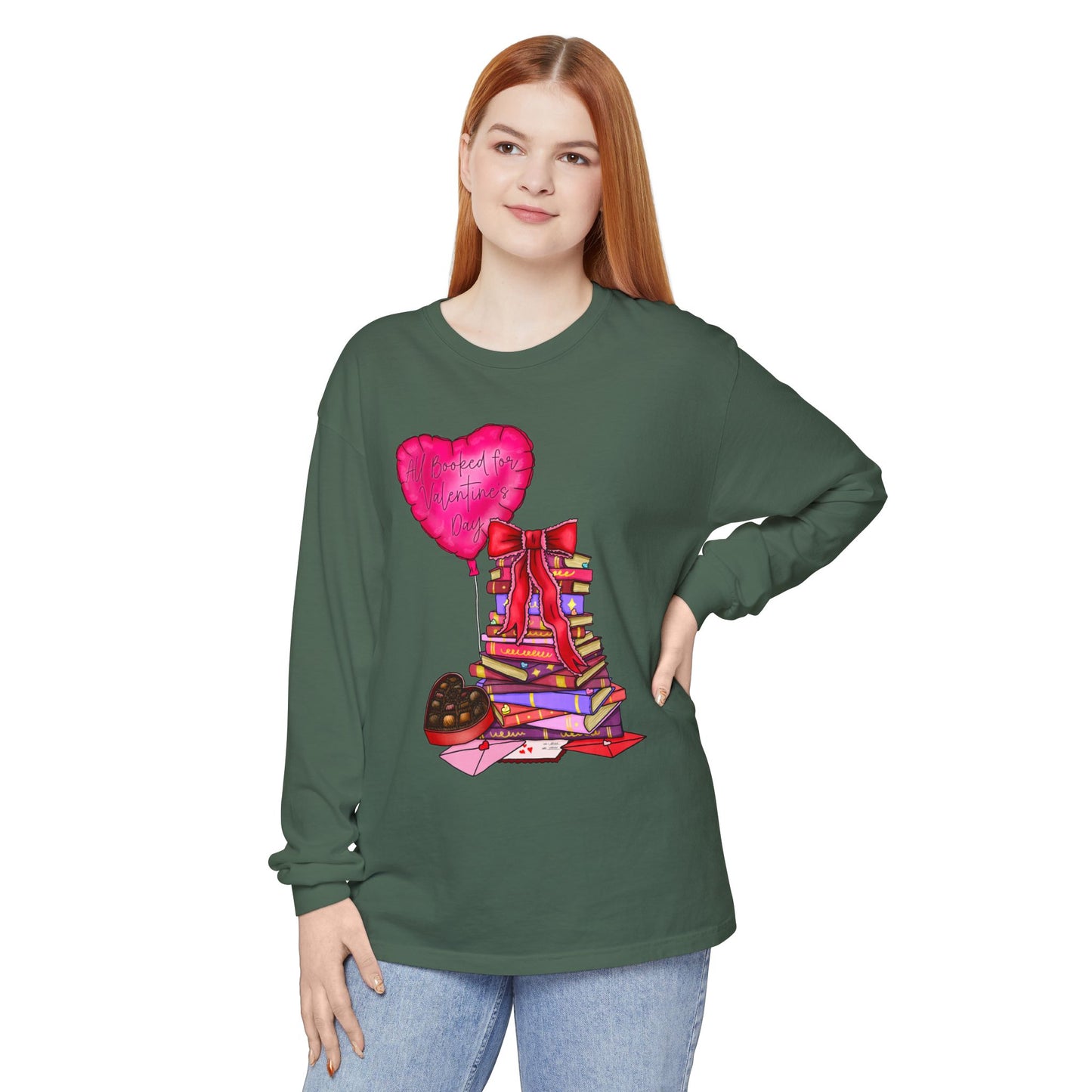 All Booked for Valentine's Long Sleeve Tee
