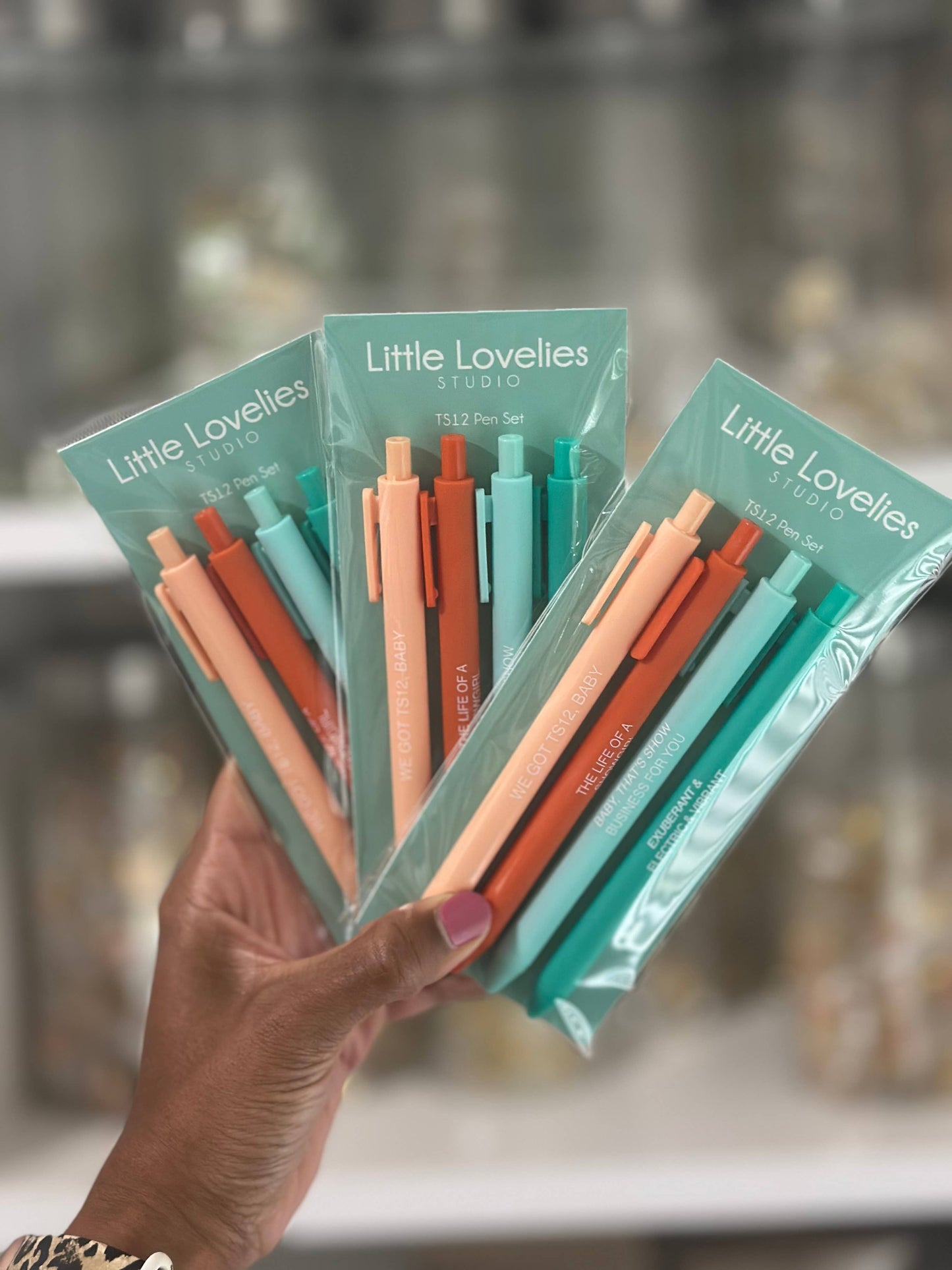 Little Lovelies Studio - TS12 Pen Set – The Life of A Showgirl-Inspired Pens, 4-Pack