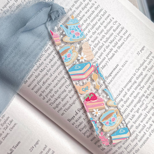 Spring Acrylic Bookmark – Bookish Soft Girl Valentine Gift