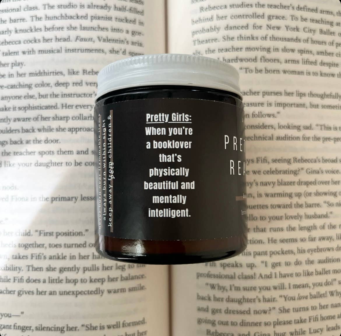 A Scent Story Candle Co - Pretty Girls Read Books - Bookish | Book Themed Candle