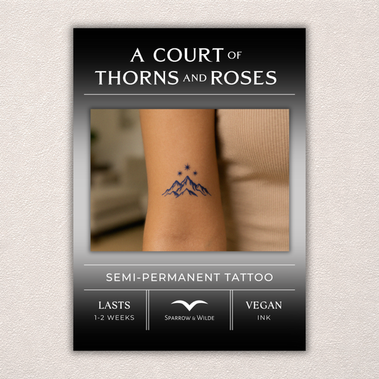 Semi-Permanent Tattoo | ACOTAR - Velaris Mountain
