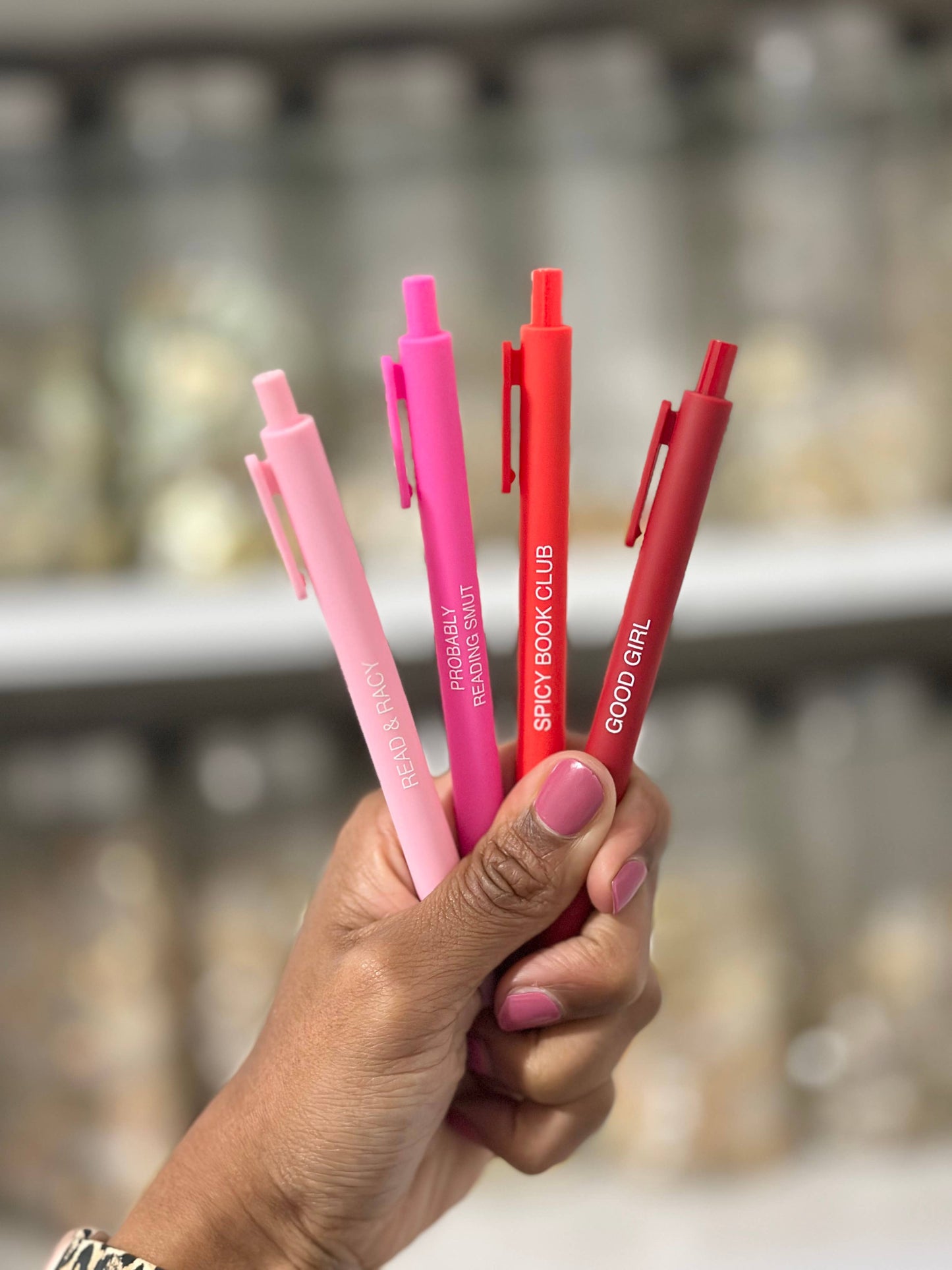 Little Lovelies Studio - Spicy Book Club Pen Set – Set of 4