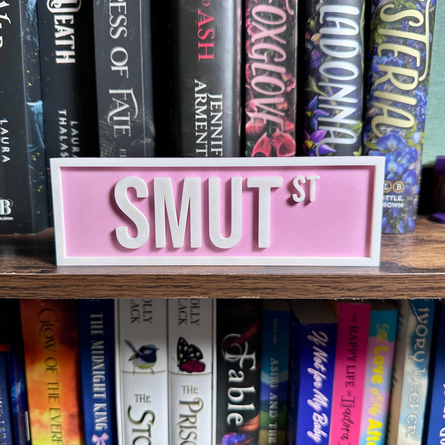 Smut Street Sign | Bookshelf Decor
