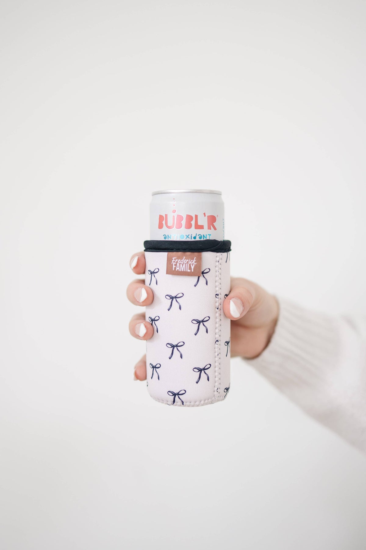Frederick Family Co. - Slim Can Drink Sleeves- Reusable Neoprene Coolers with Aesthetic Patterns, 12oz Skinny Can Holder for Seltzer Energy Drinks