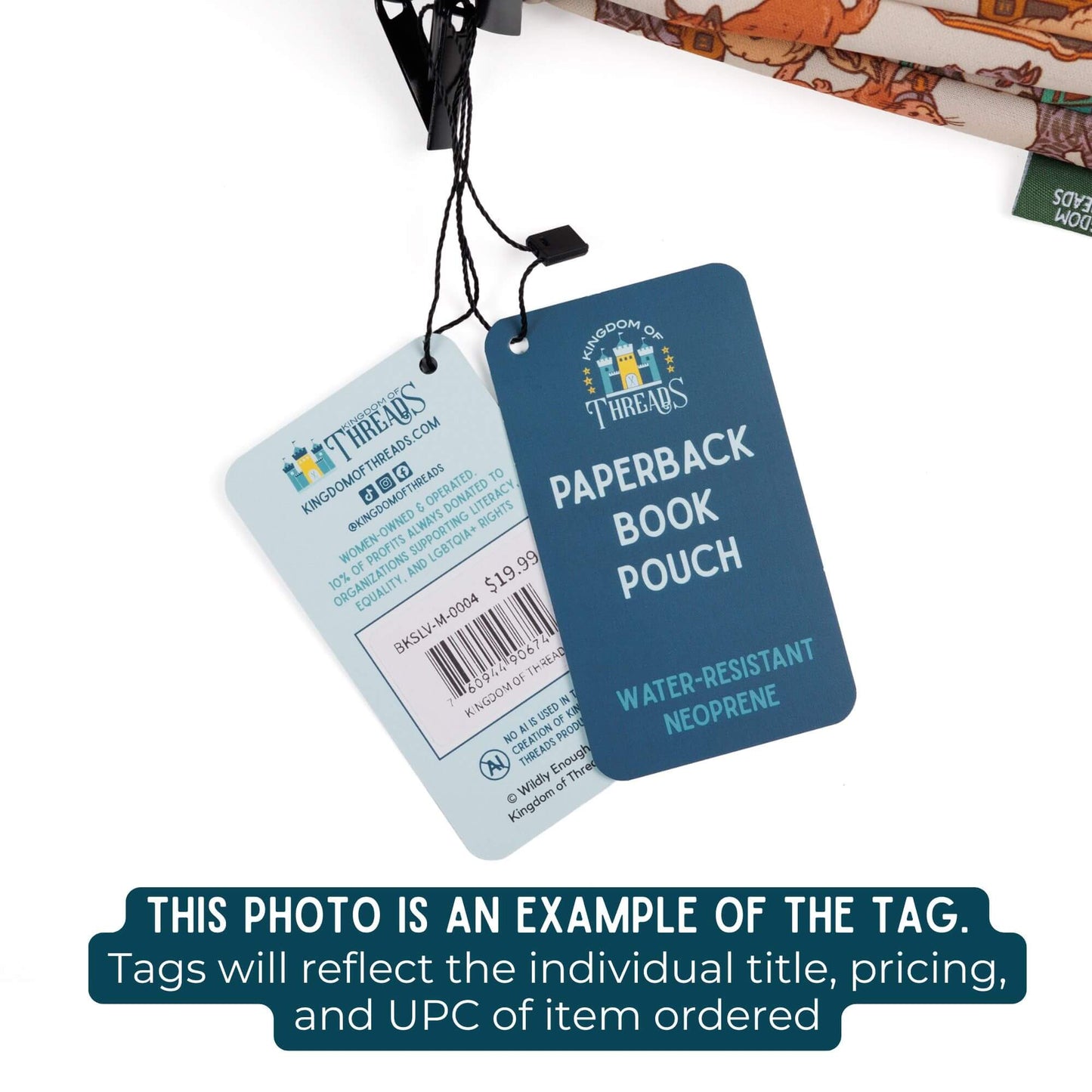 Kingdom of Threads - Pride Dragons Book Sleeve