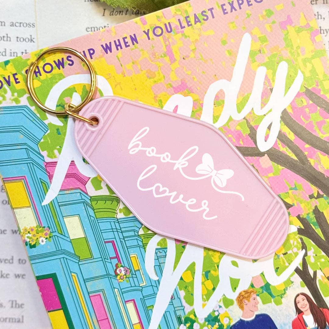 The Swoon Room - Book Lover Retro Motel Keychain
