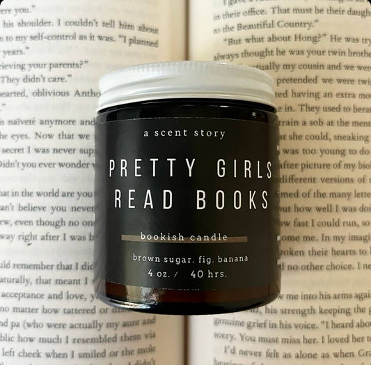 A Scent Story Candle Co - Pretty Girls Read Books - Bookish | Book Themed Candle