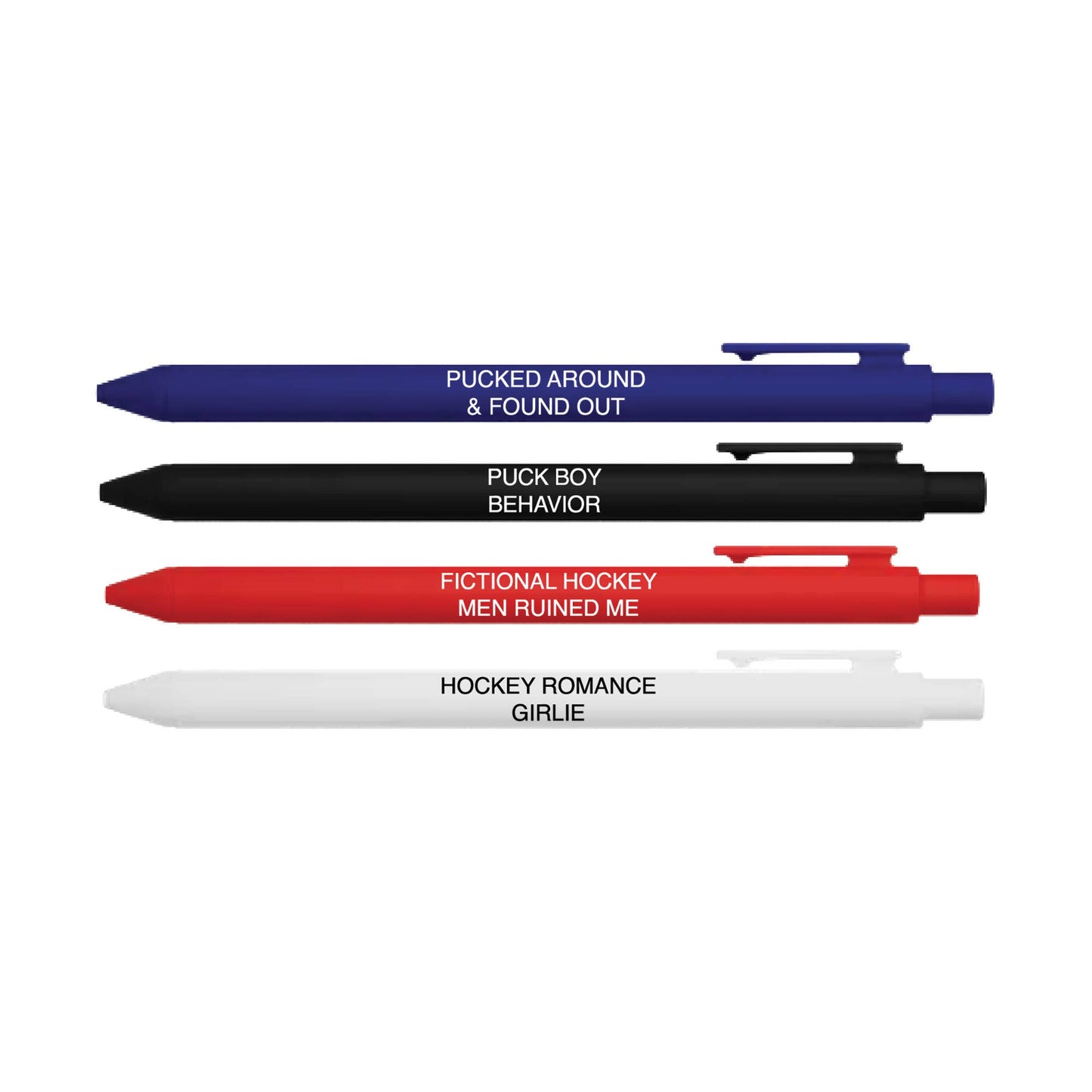 Little Lovelies Studio - Hockey Romance Girlie Pen Set – Sports Romance Gift