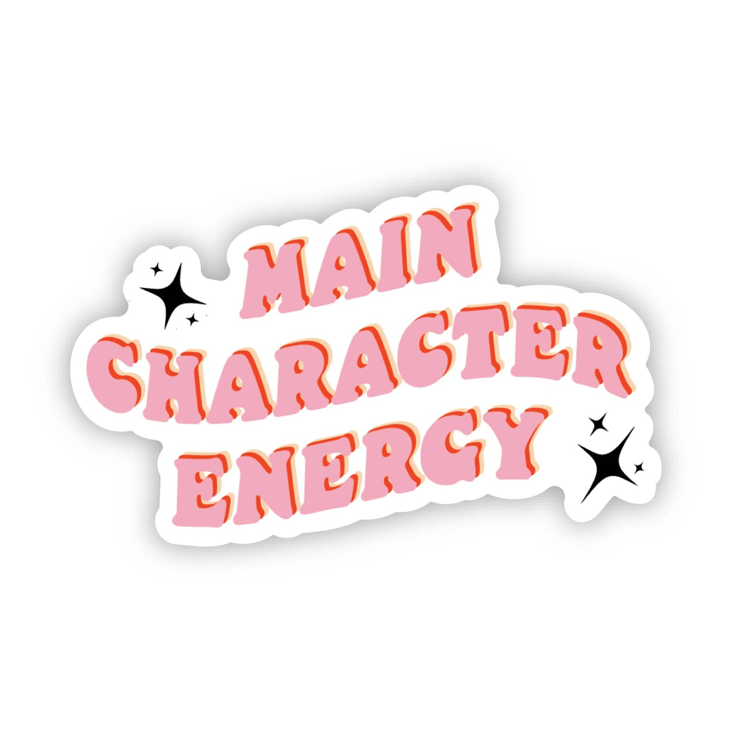 SHEWOLF Designs - Sticker: Main Character Energy — Cute Bookish Kindle Decal