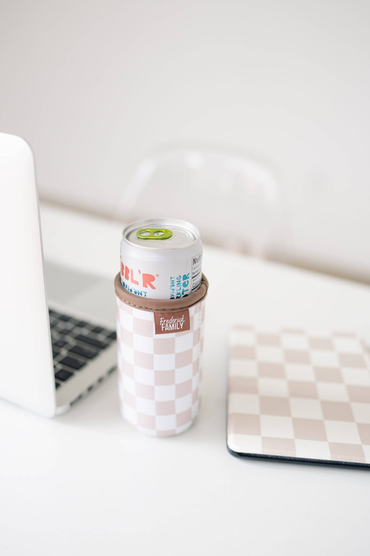 Frederick Family Co. - Slim Can Drink Sleeves- Reusable Neoprene Coolers with Aesthetic Patterns, 12oz Skinny Can Holder for Seltzer Energy Drinks